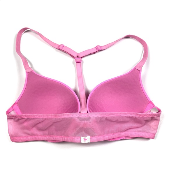 PINK Victoria’s Secret Push Up T-Strap Bra 34A - Picture 2 of 8